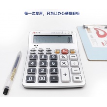 考尔德(kaoerde)品牌12位大屏语音型计算器财务办公计算机器 （8378）